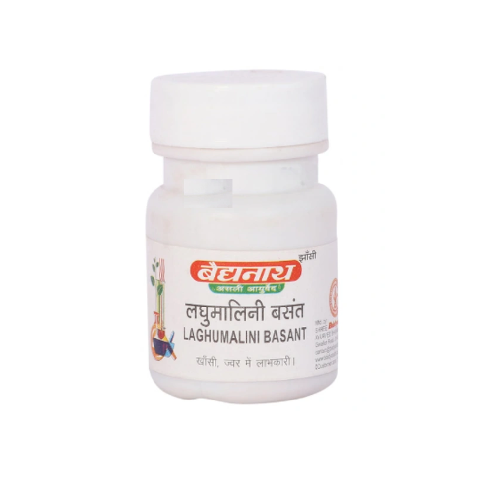 Baidyanath Laghumalini Basant Ras (40tab)