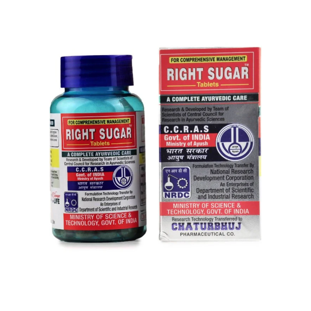 Chaturbhuj Pharma Right Sugar Tablets (120 Tab)
