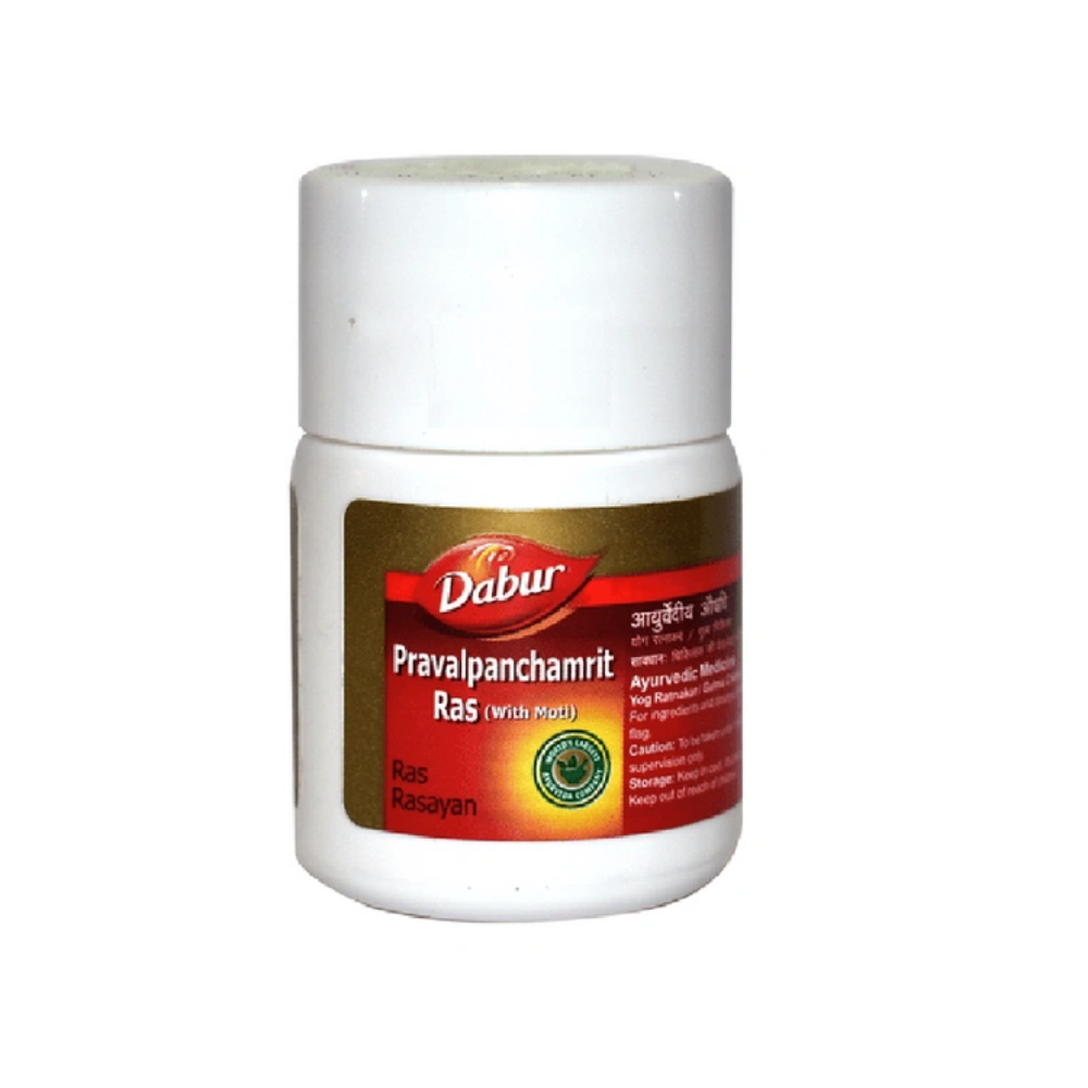 Dabur Praval Panchamrit Ras (With Moti) (20Tab)