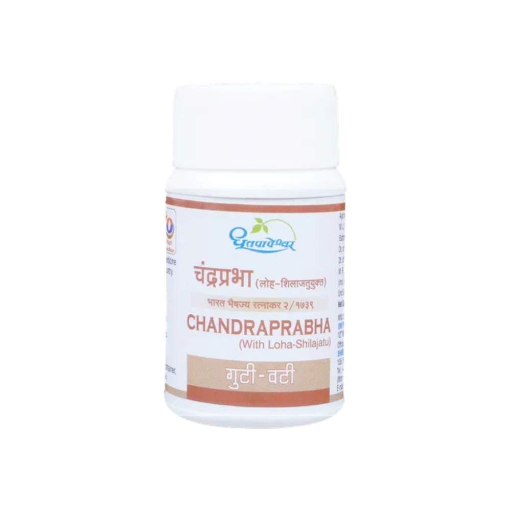 Dhootapapeshwar Chandraprabha Gutika (100tab)