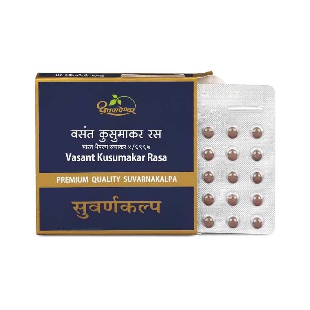 Dhootapapeshwar Vasant Kusumakar Ras (Premium) (30Tab)