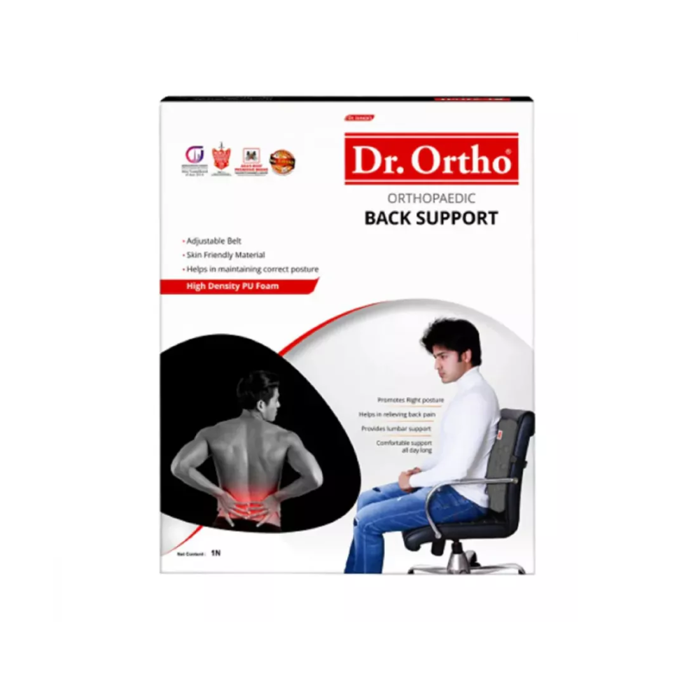 Dr Ortho Back Support Pu Foam (16 X 4.5 X 19cm) (1pcs)