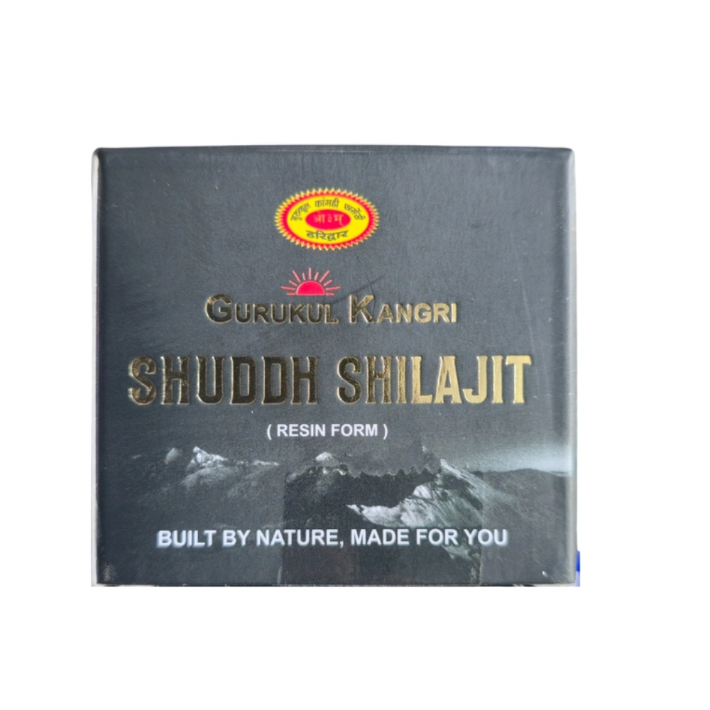 Gurukul Kangri Pharmacy Shuddh Shilajit (Resin Form) (10gm)