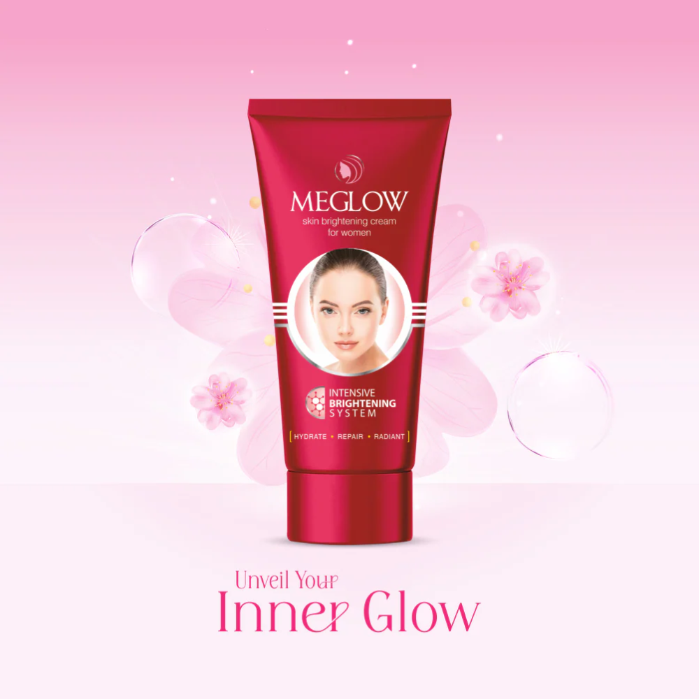 Meglow Radiant Glow Face Cream for Women (50g)