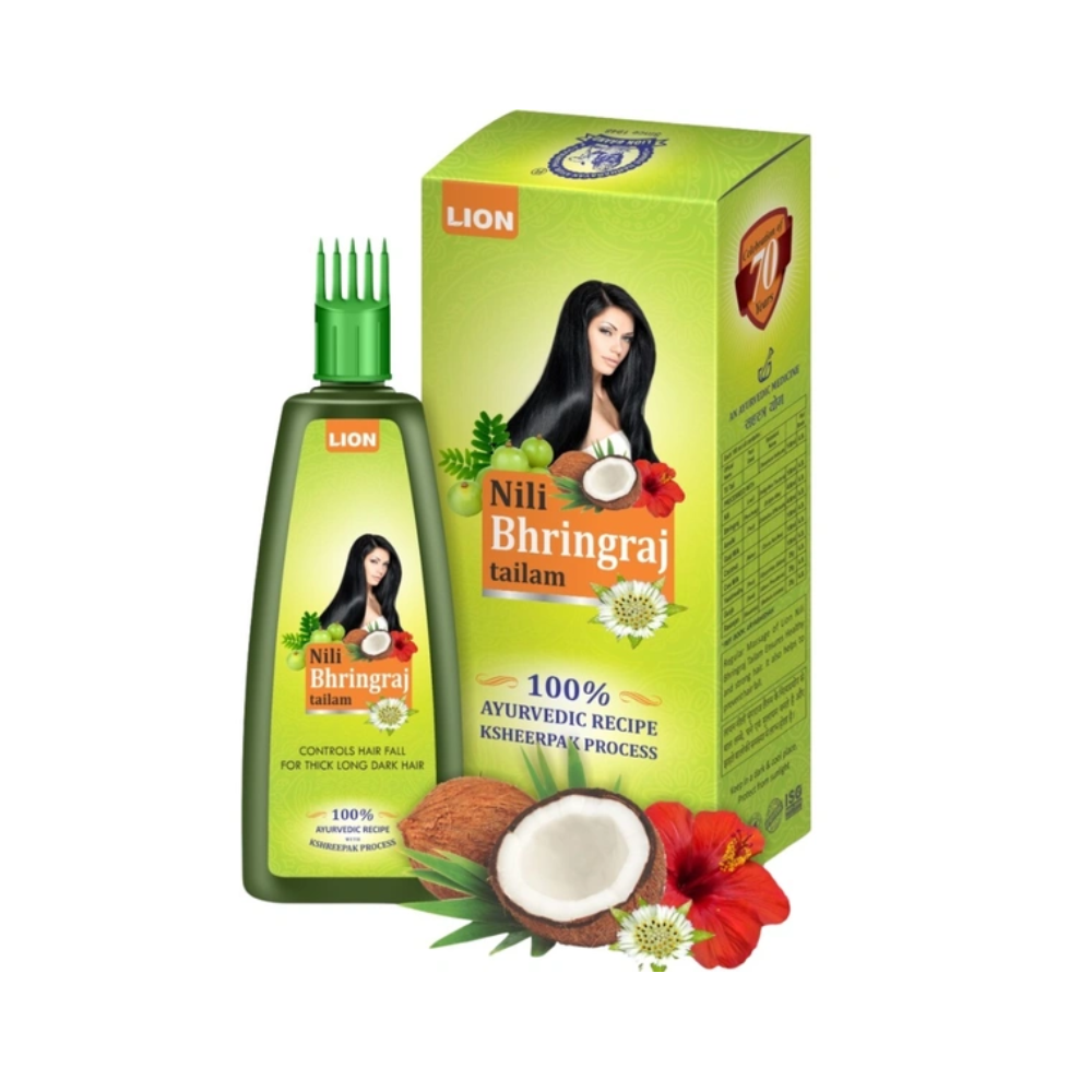 Lion Nili Bhringraj Taila (200ml) - The Med Pharma
