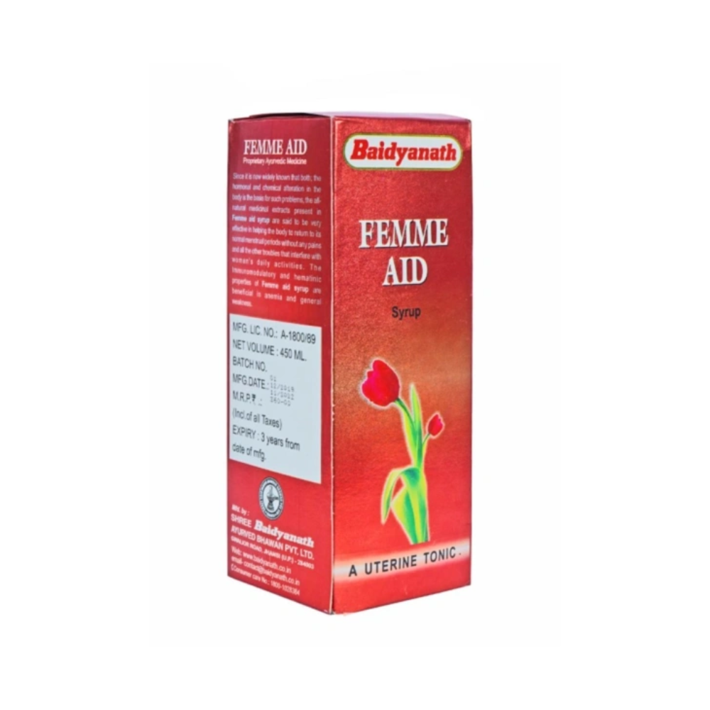 Baidyanath Femme Aid Syrup (200ml) - The Med Pharma
