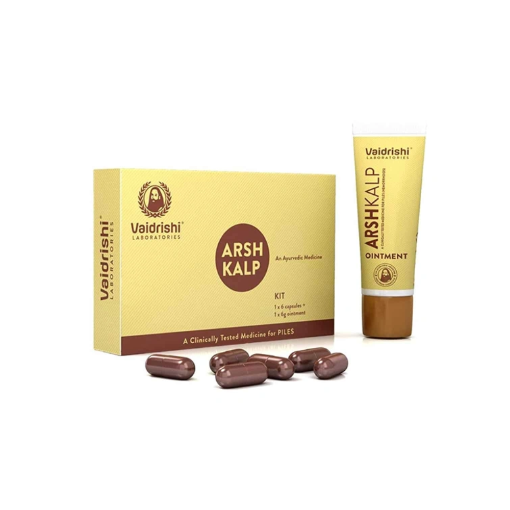 Vaidrishi Arshkalp Kit (6Caps + 6gm Ointment)