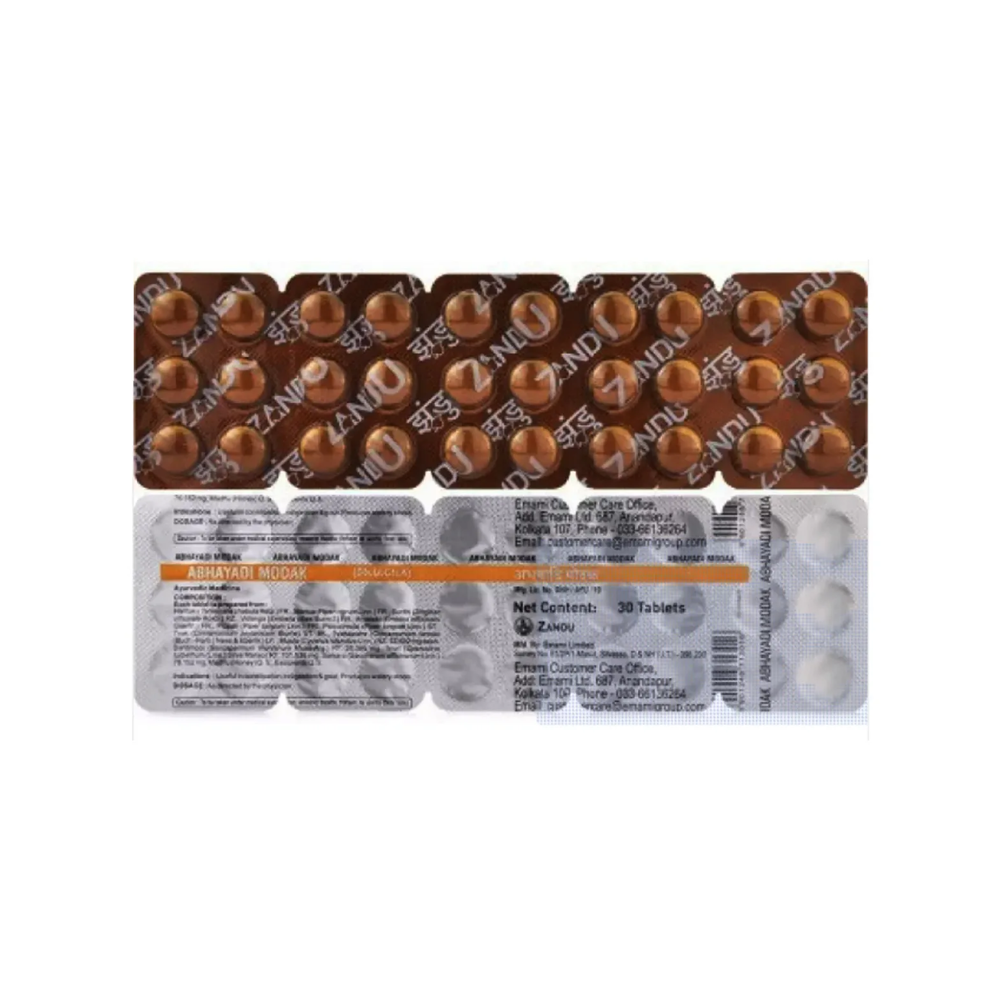 Zandu Abhayadi Modak (30Tab)