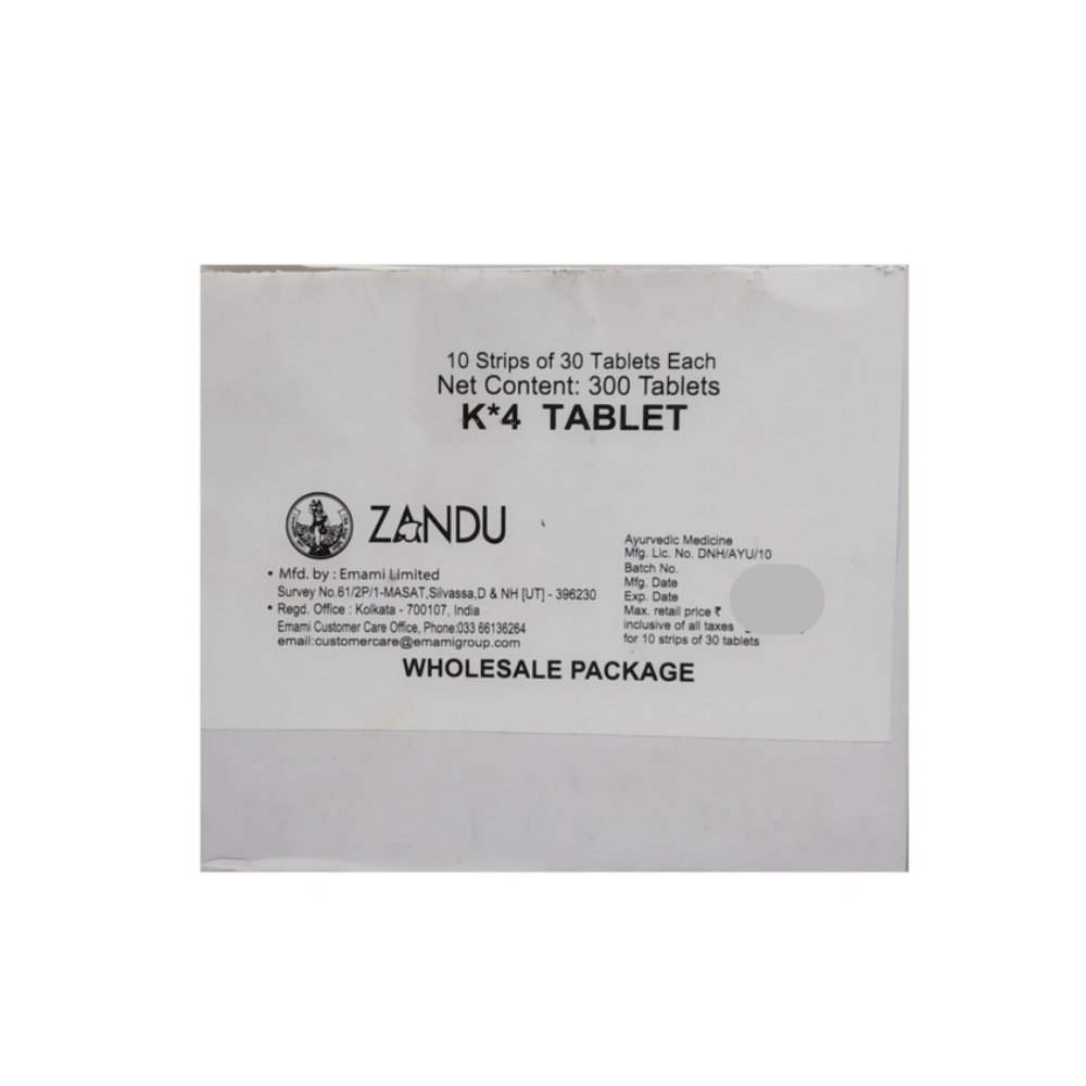 Zandu K4 Tablet (30tab)