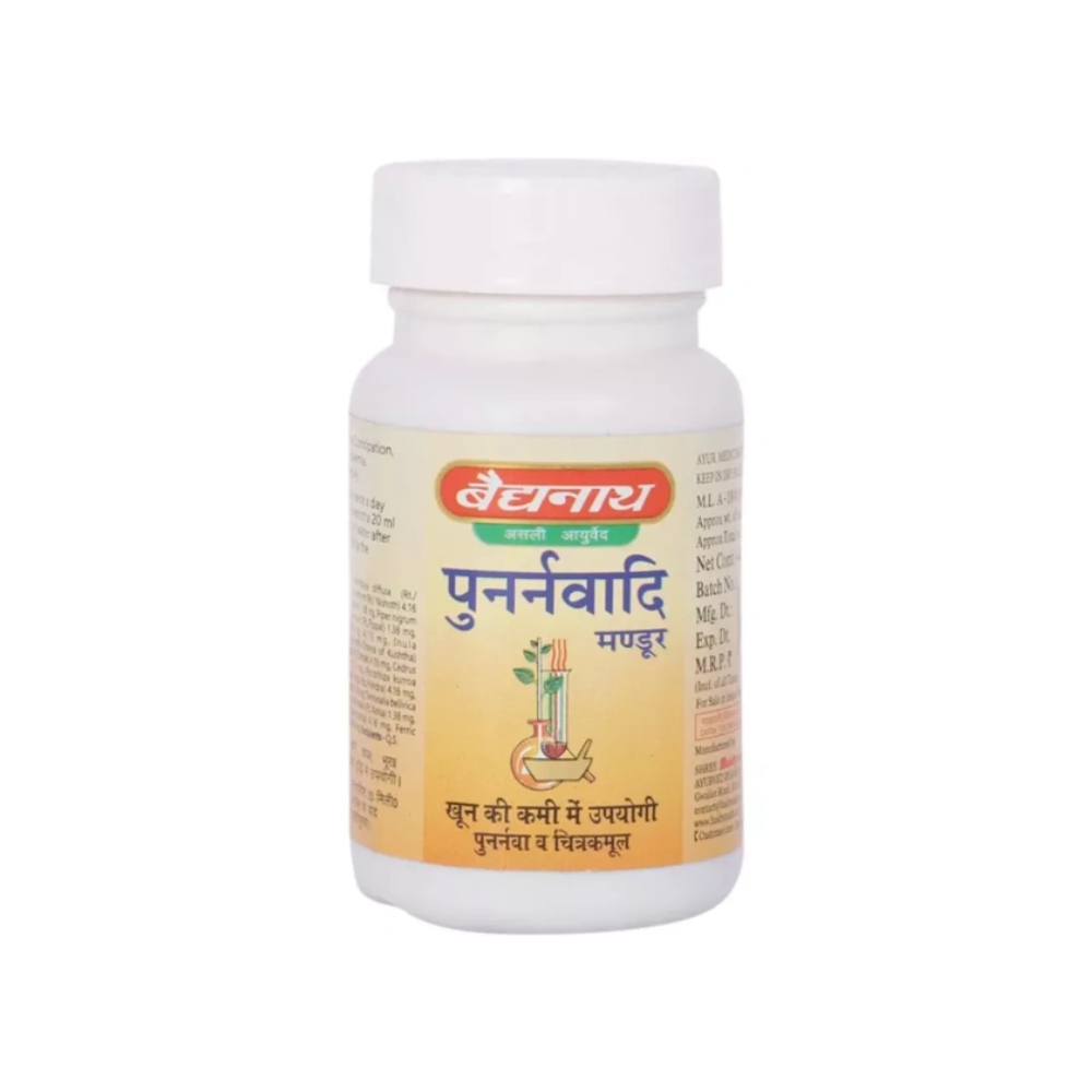 Baidyanath Punarnawadi Mandoor (40tab)