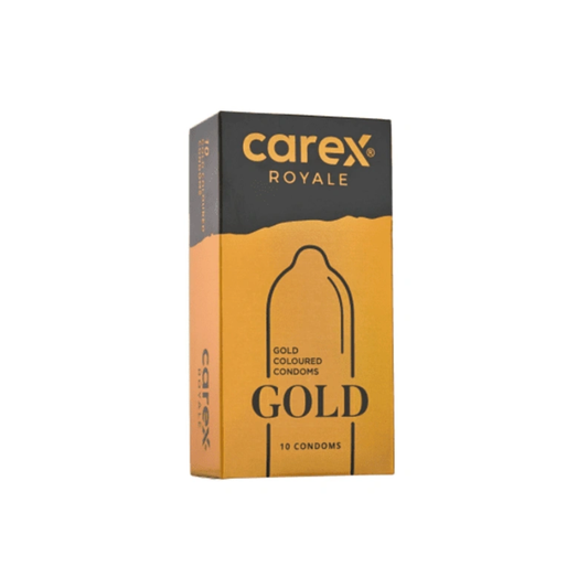 Carex Royal Gold Coloured Condoms (10N)
