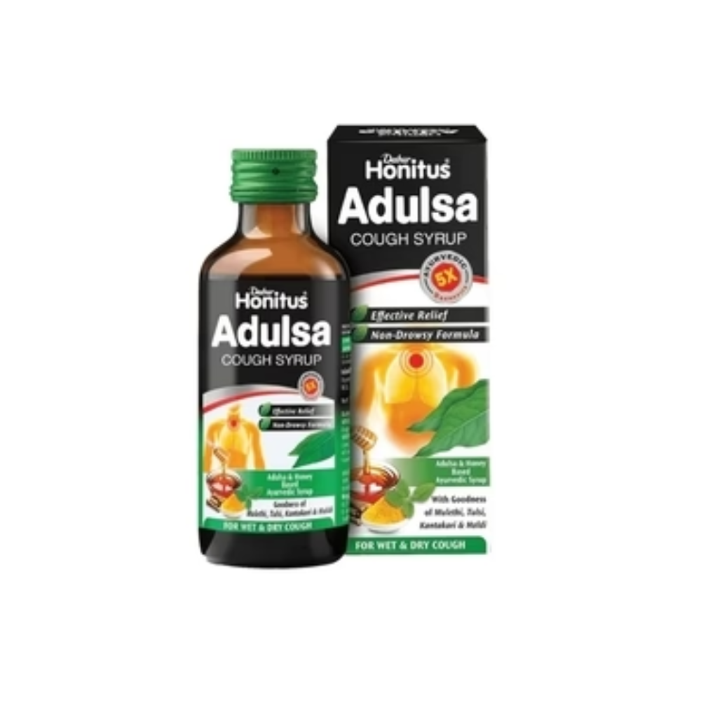 Dabur Honitus Adulsa Cough Syrup (100ml)