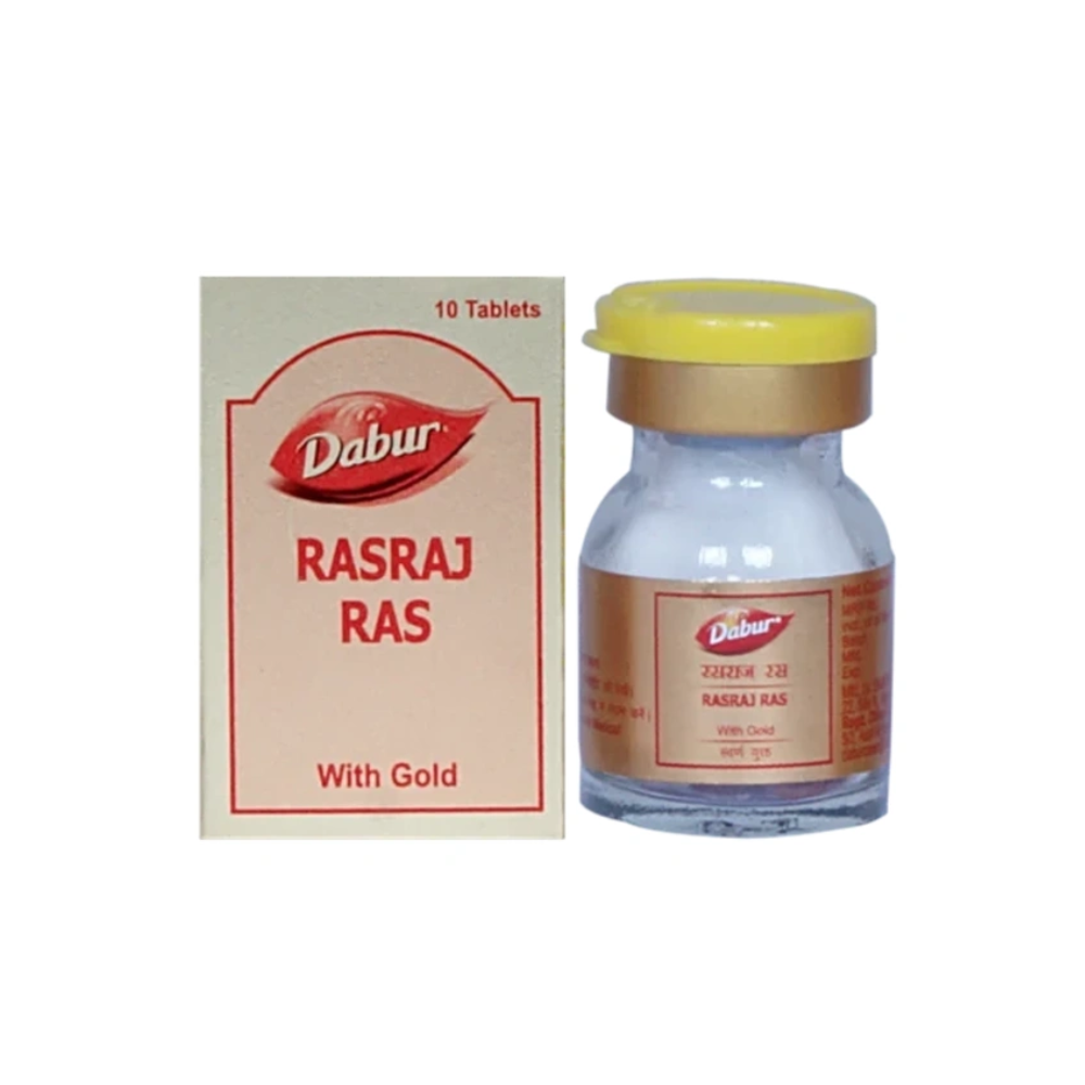 Dabur Rasraj Ras with Gold Tablet (10tab)