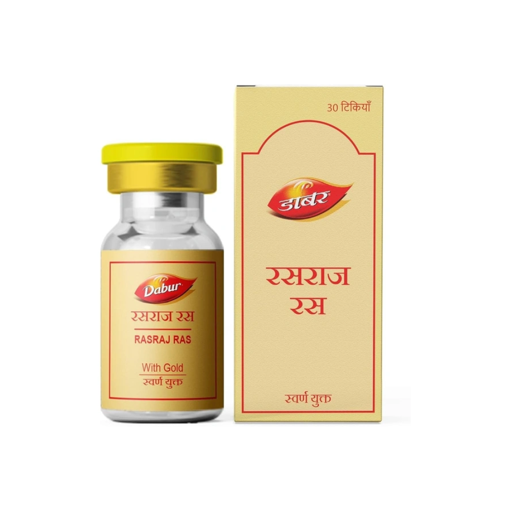 Dabur Rasraj Ras with Gold Tablet (30tab)