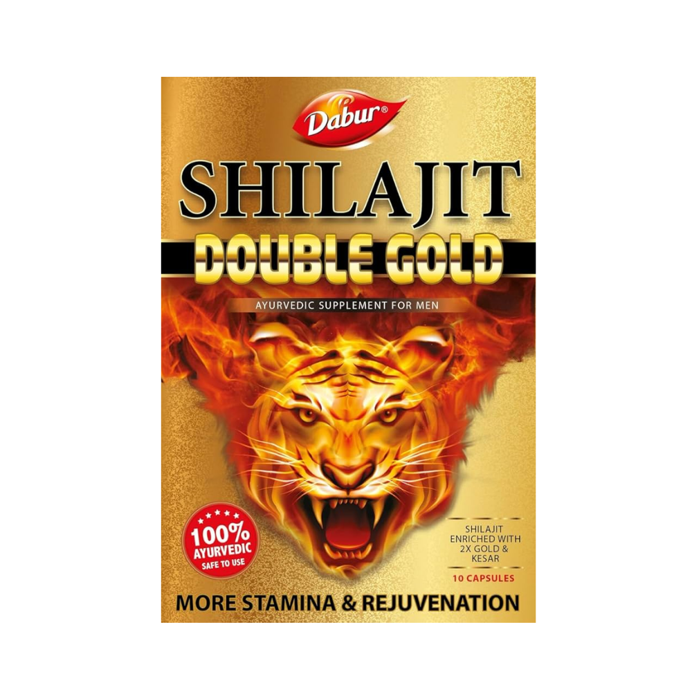 Dabur Shilajit Double Gold Capsules (10Caps)