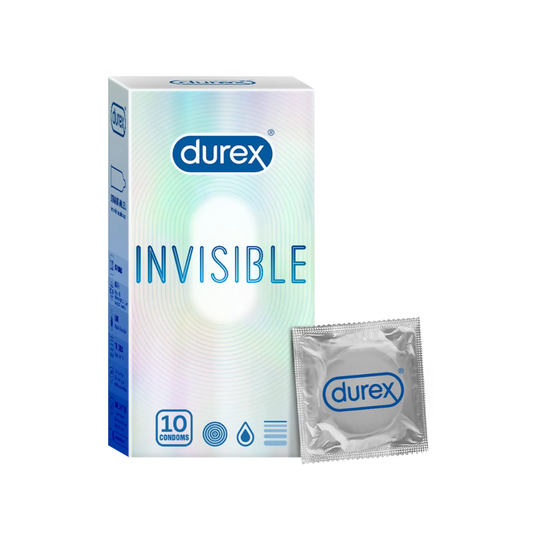 Durex Invisible Super Ultra Thin Condoms (10Pcs)