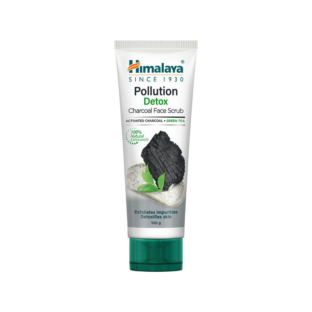 Himalaya Pollution Detox Charcoal Face Scrub (100g)