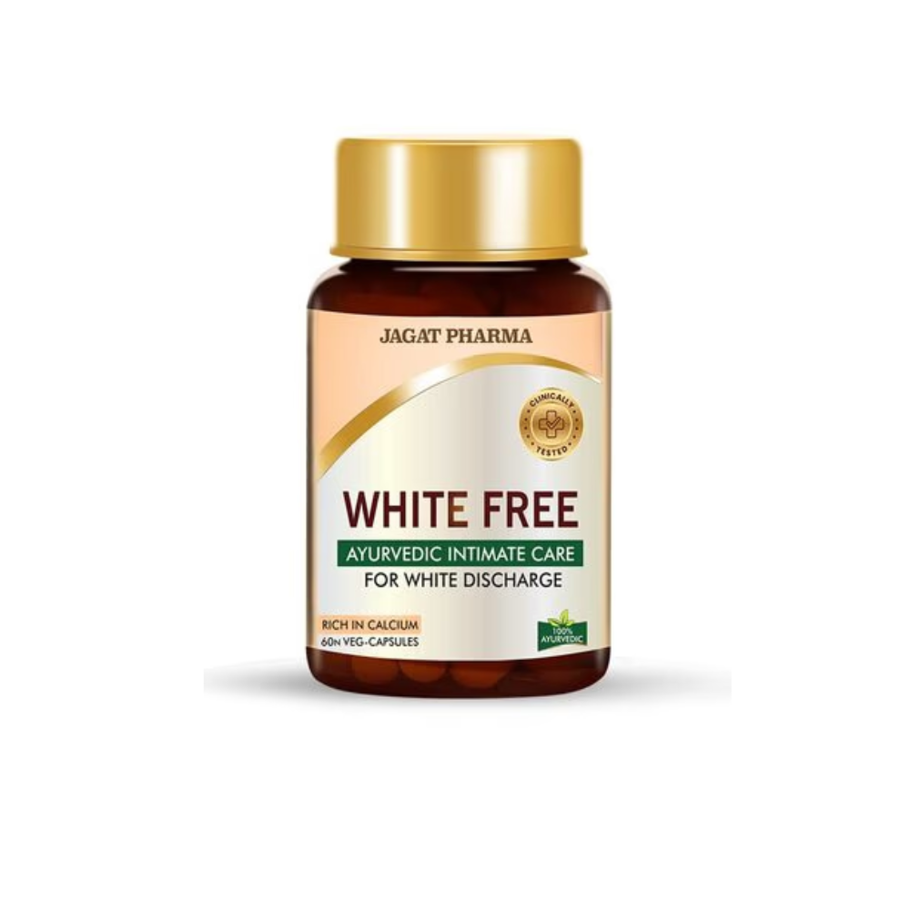 Jagat Pharma White Free Capsules (60Caps)