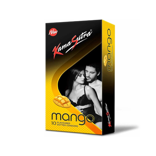 Kamasutra Mango Flavored Condom (10Pcs)