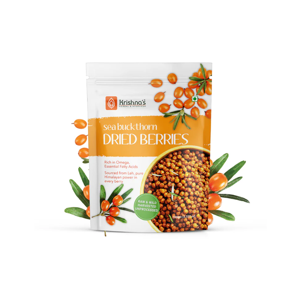 Krishna's Seabuckthorn Dried Berries (100gm)