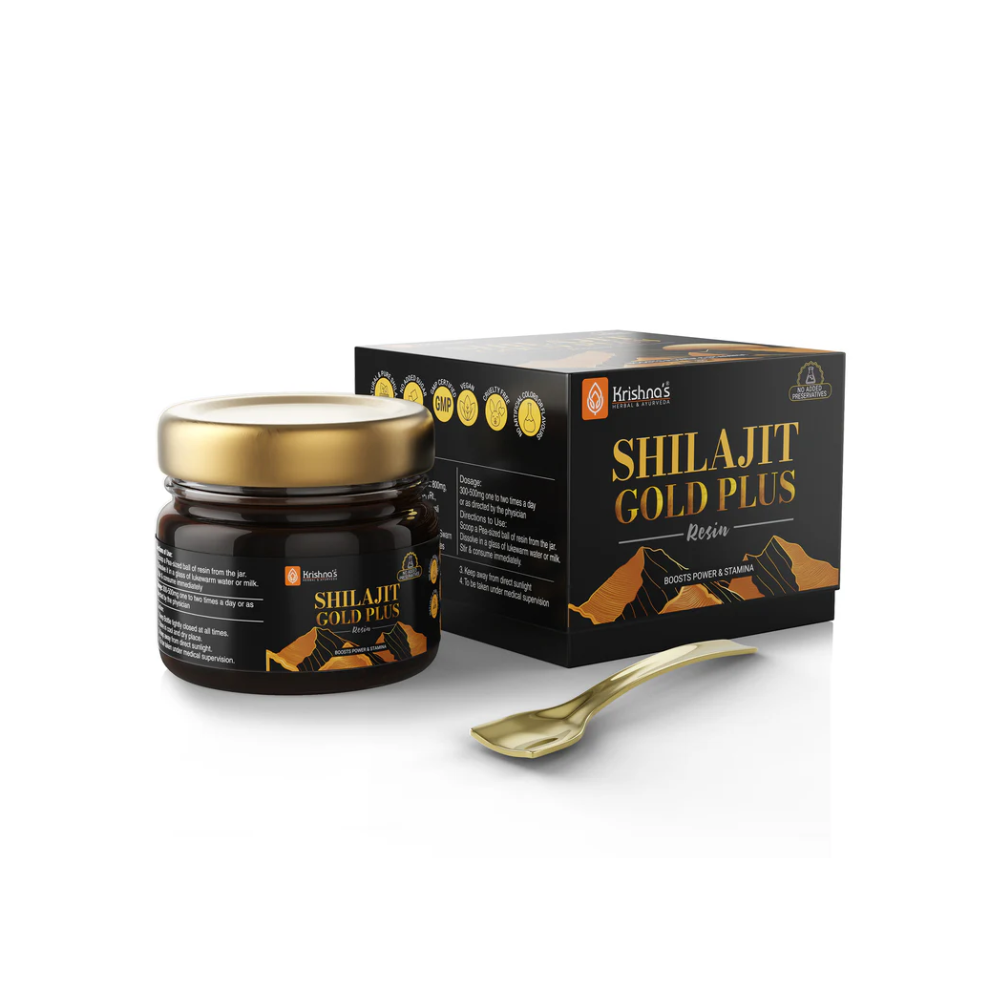 Krishna's Shilajit Gold Plus Resin (20gm)