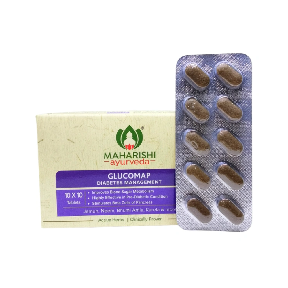 Maharishi Ayurveda Glucomap Tablets (100tab) - The Med Pharma
