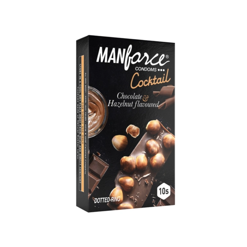 Mankind Pharma Overtime Cocktail Chocolate Hazelnut Condoms (10pcs)