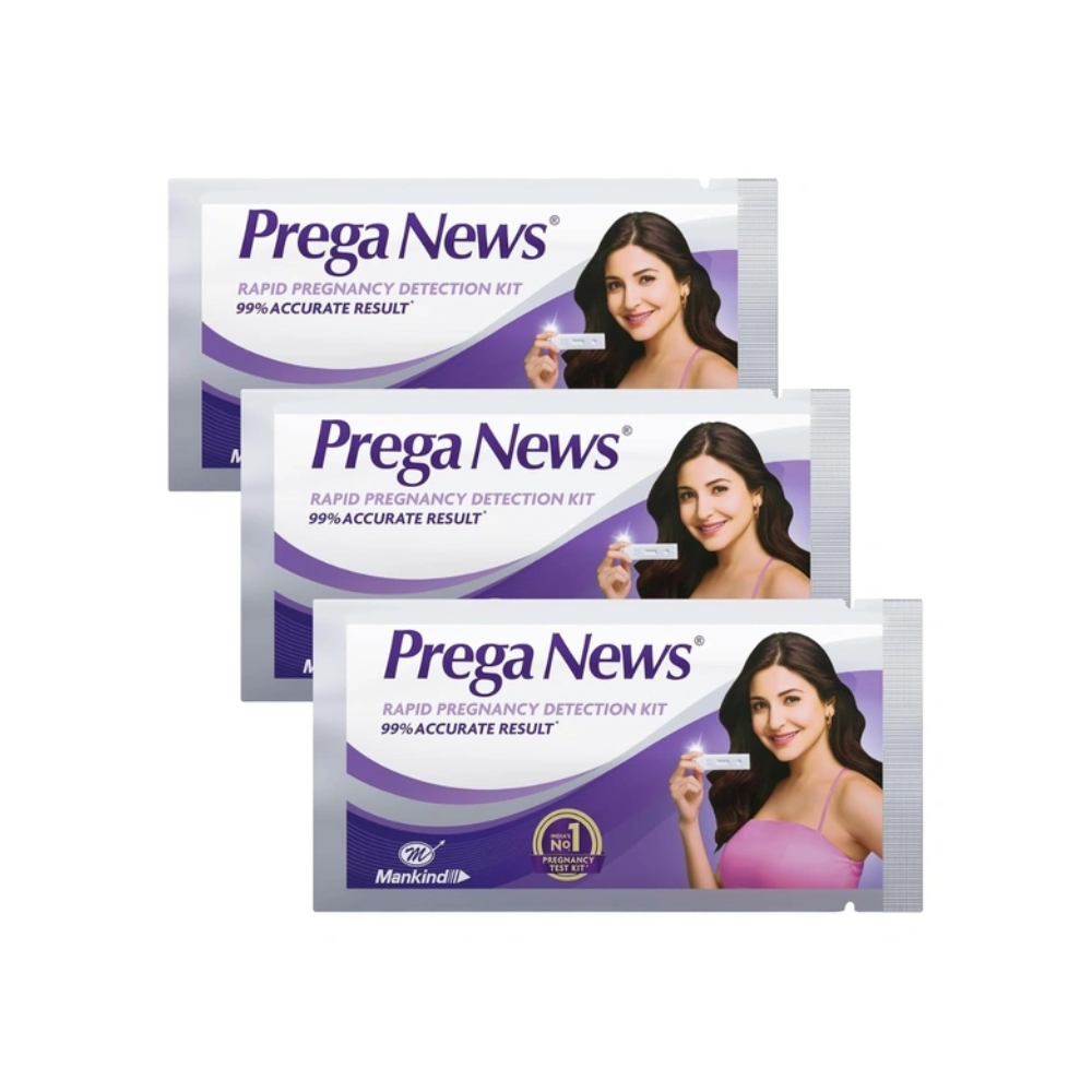 Mankind Pharma Prega News Pregnancy Test Kit (Pack Of 3)