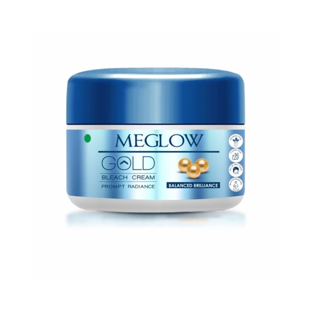 Meglow Gold Bleach Cream (50g) - The Med Pharma