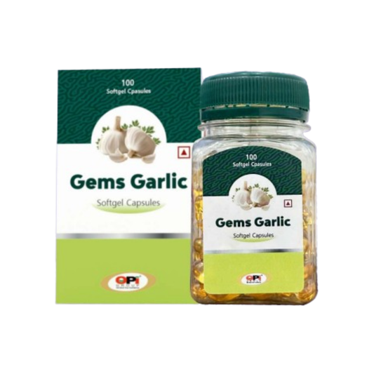 OPI Gems Garlic Capsules (100Caps)