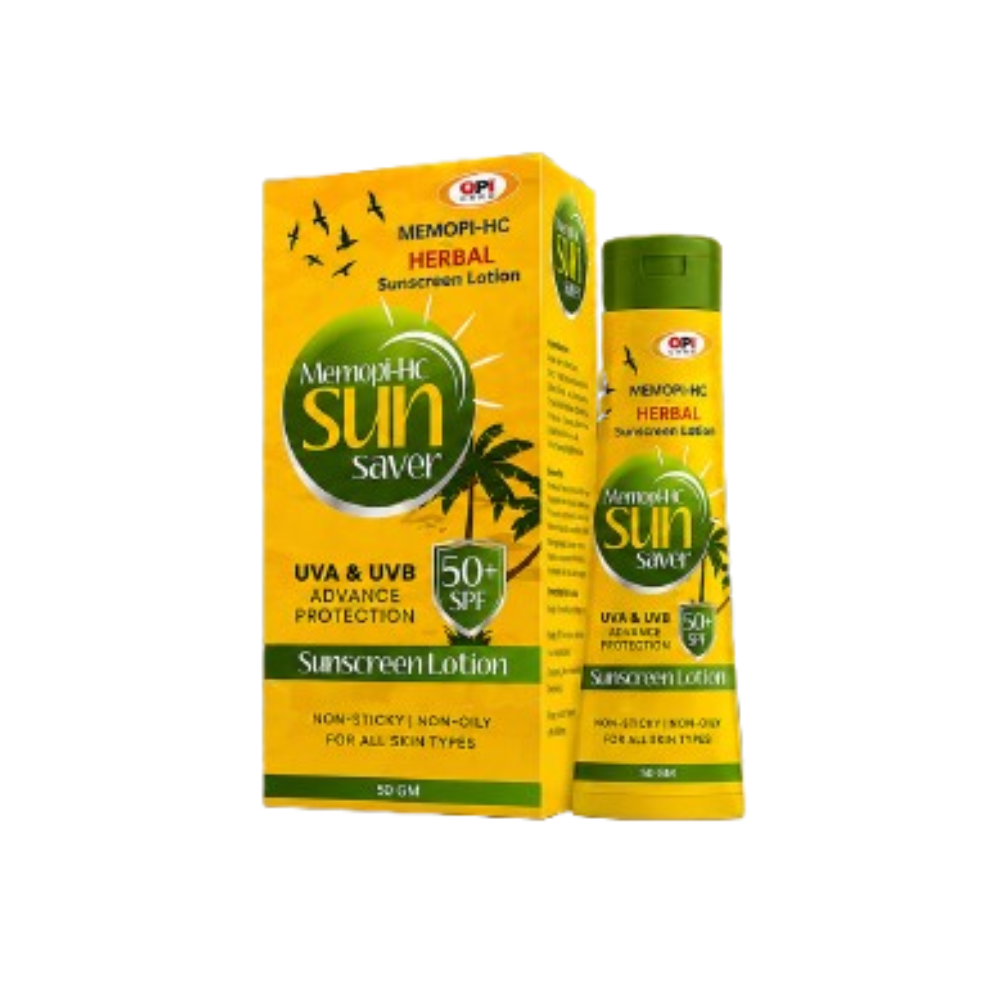 OPI MemoP-HC Sun Saver SPF 50+ Sunscreen Lotion (50ml)