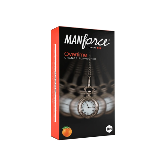 Overtime Orange Flavour Condoms (10pcs)