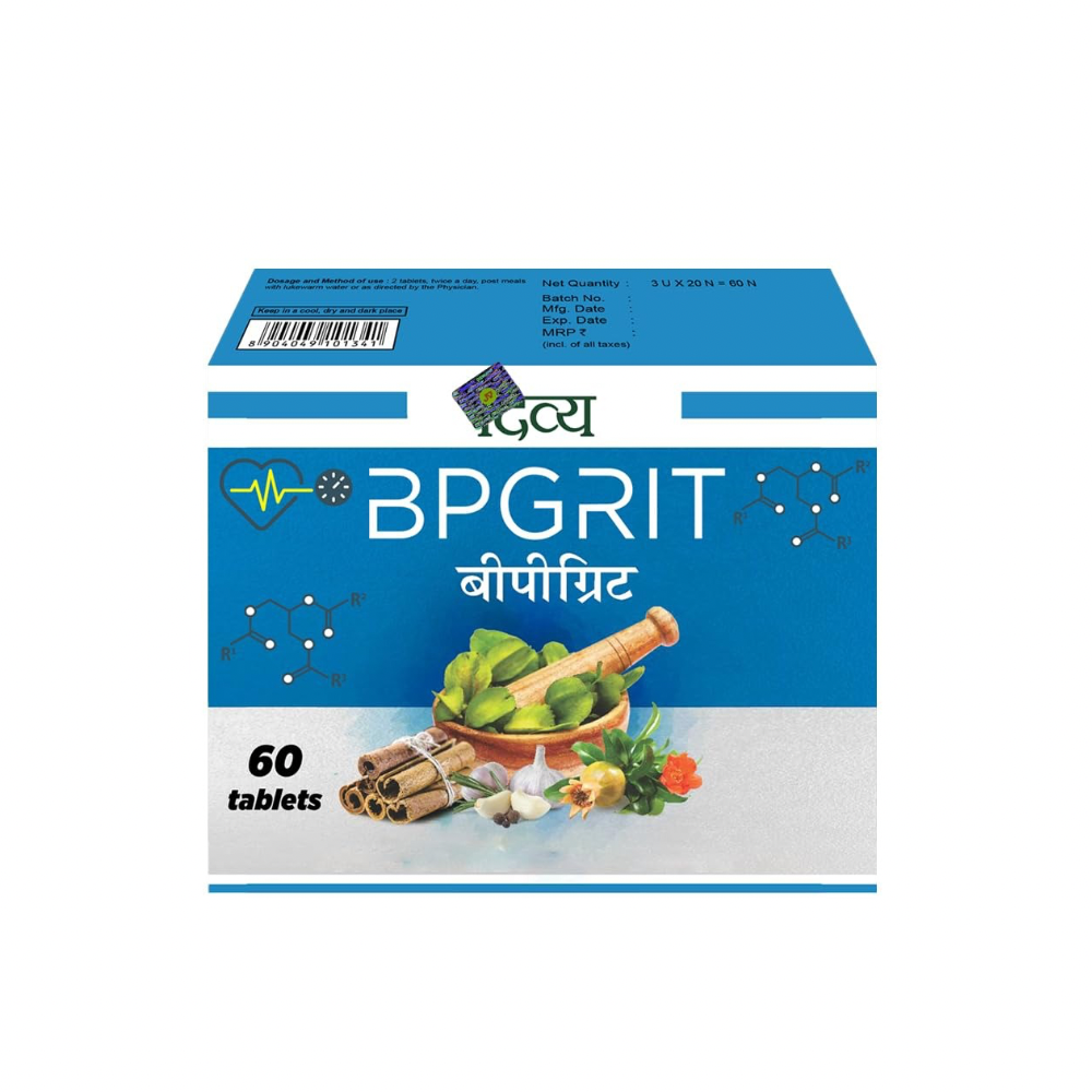 Patanjali Divya BPgrit Tablet (60 Tablets)