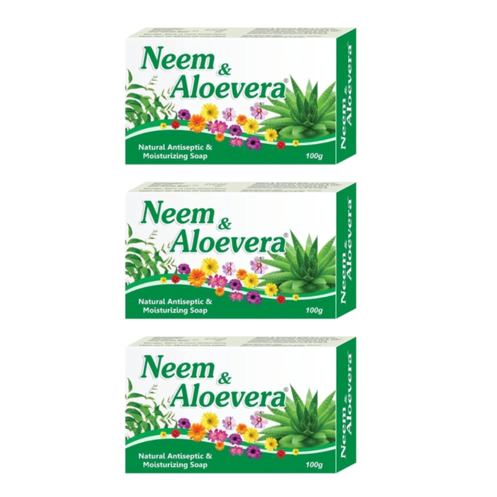 Pil Neem and Aloevera Soap (100gm Each) – Pack of 3