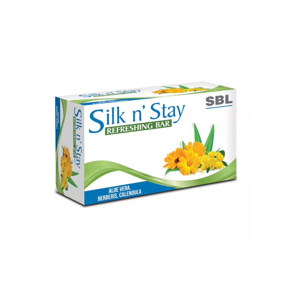 SBL Silk N Stay Refreshing Bar Aloe Vera, Berberis & Calendula (75gm)