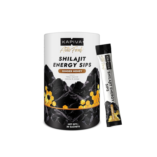Kapiva Shilajit Energy Sips – 30 Sachets × 5g (150gm)
