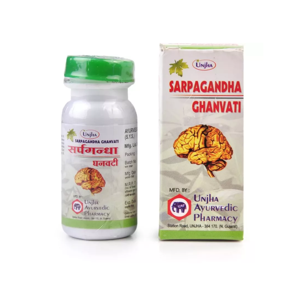 Unjha Sarpagandha Ghan Vati (40tab)