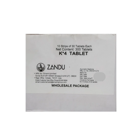 Zandu K4 Tablet (30tab)