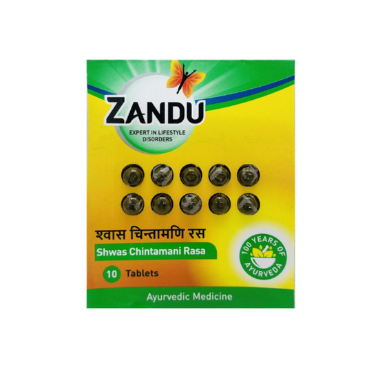 Zandu Shwas Chintamani Rasa (10 Tablets)