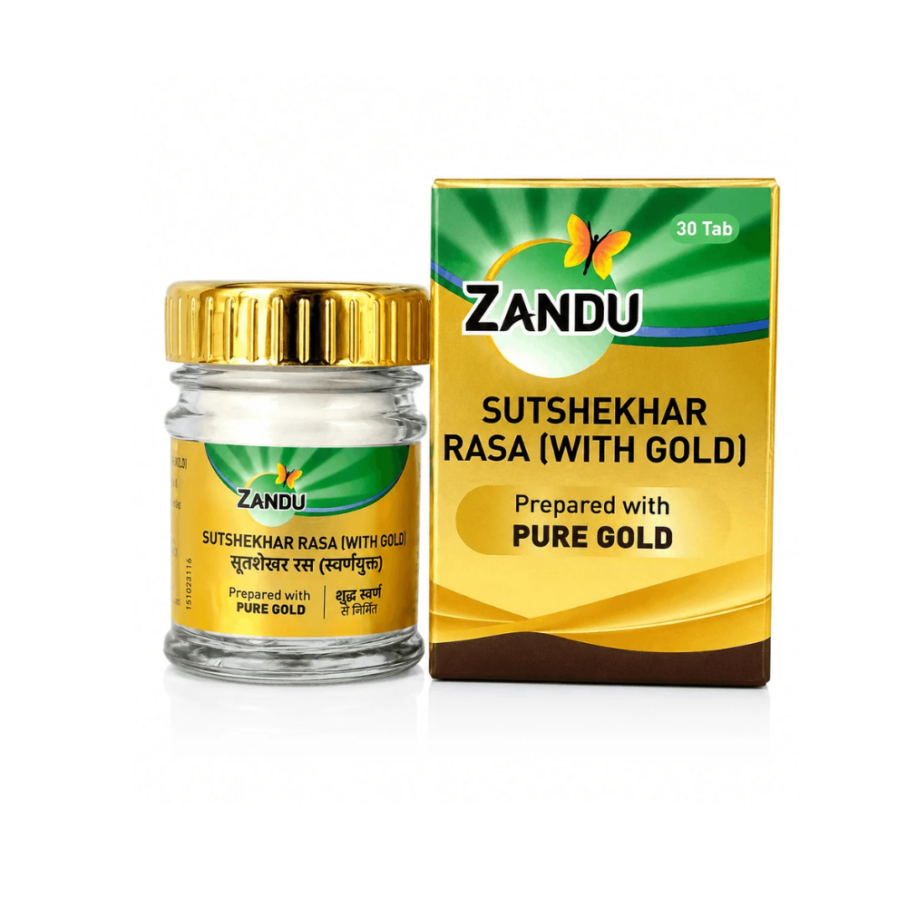 Zandu Sutshekhar Rasa with Gold (30 Tablets)